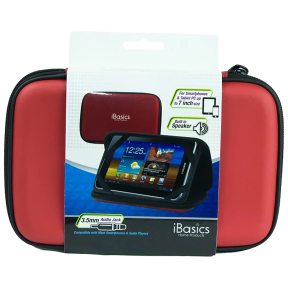 iBasics Rechargeable Battery Protective Sound-Enhancing Case for Tablets