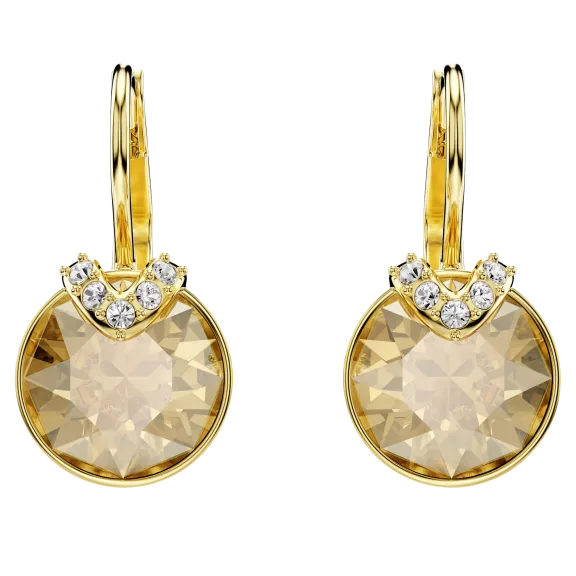 The Gold-Tone Swarovski Drop Earrings