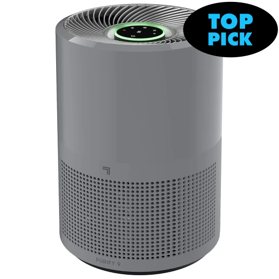 Sharper Image PURIFY 9 Triple Stage HEPA Large Room Air Purifier