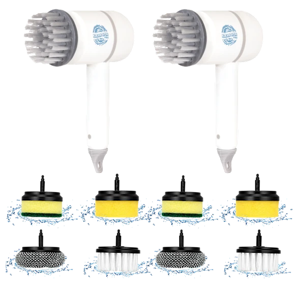 2-Pack: Tidy House Klean Spin Pro Scrubbers