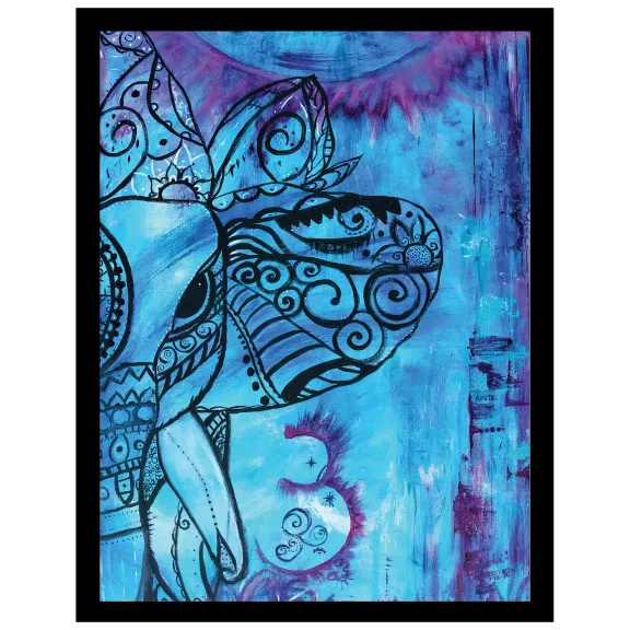 Wahl Art by Venice Beach Collections Sunset on Ganesh Abstract Design Print