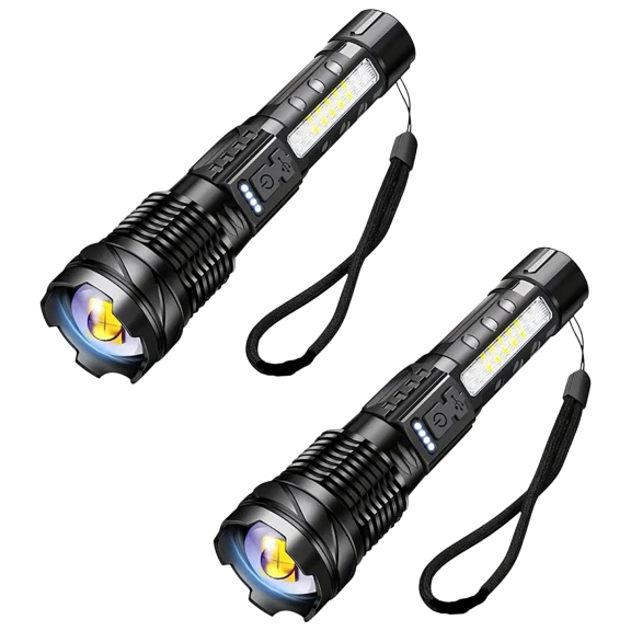 2-Pack: AXL Telescoping Tactical Flashlight