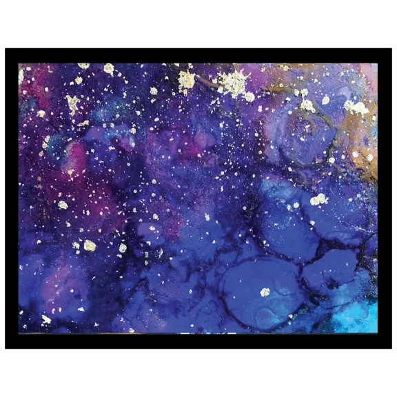 Wahl Art by Venice Beach Collections V Splatter Design Print - Purple/Yellows