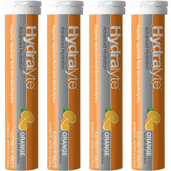 4-Pack: Hydralyte Electrolyte Tablets