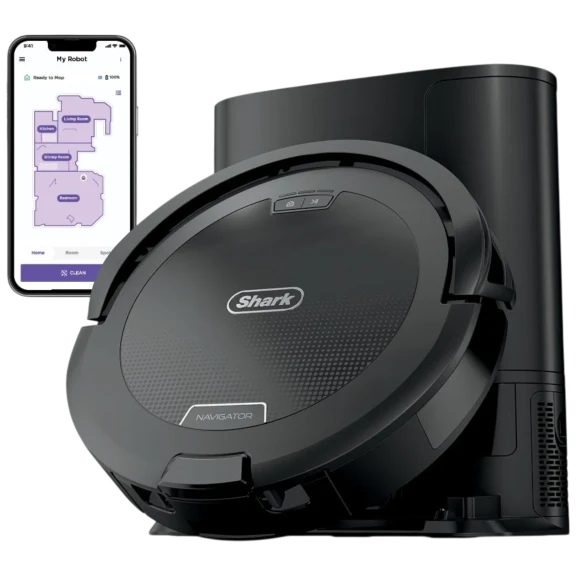 Aspiradora Robot Shark Navigator con Base de Autovaciado y Navegador SmartPath