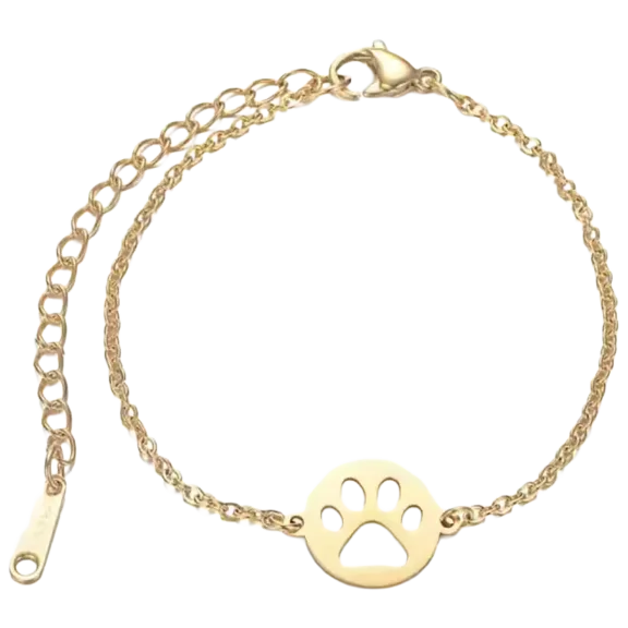 Hollywood Sensation Pulsera De Dijes Circulares De Huella