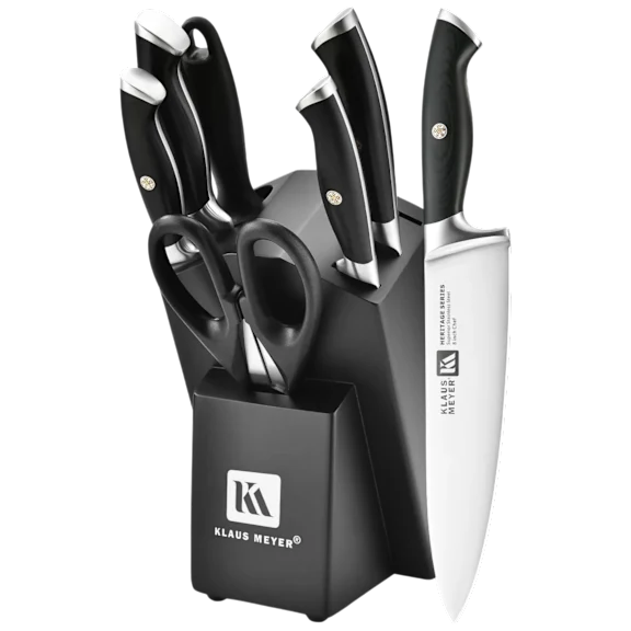 The Pakka Wood Knife Block Set