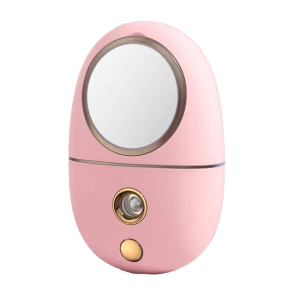 Mini Rociador Nano Facial Portátil Multitasky con Espejo