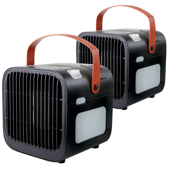 2-Pack: ThermaMist 2-in-1 Humidifying Space Heater