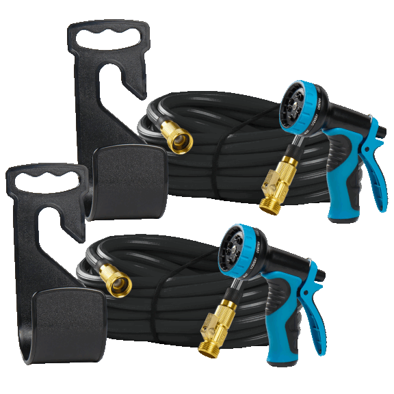 2-Pack: The Expandable 100' Garden Hose Set
