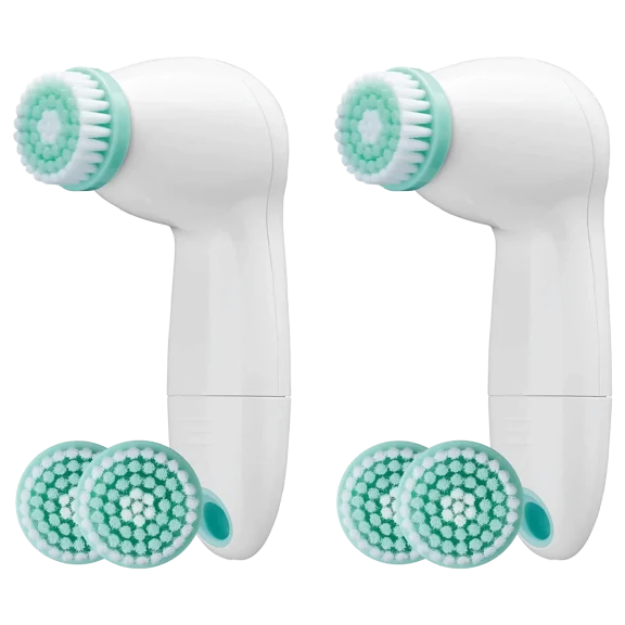 2-Pack: Conair True Glow Battery-Operated Facial Brush