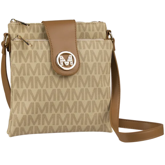 Milan Imports Crossbody Bag in Beige