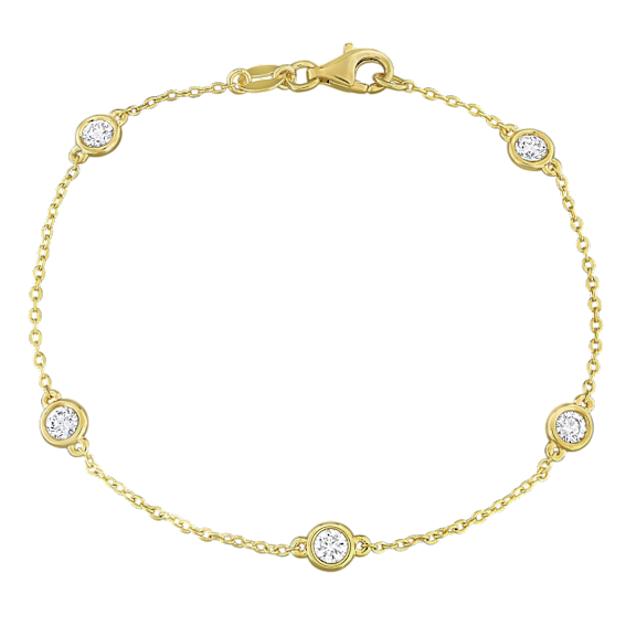 The Lab-Grown Diamond Station Bracelet