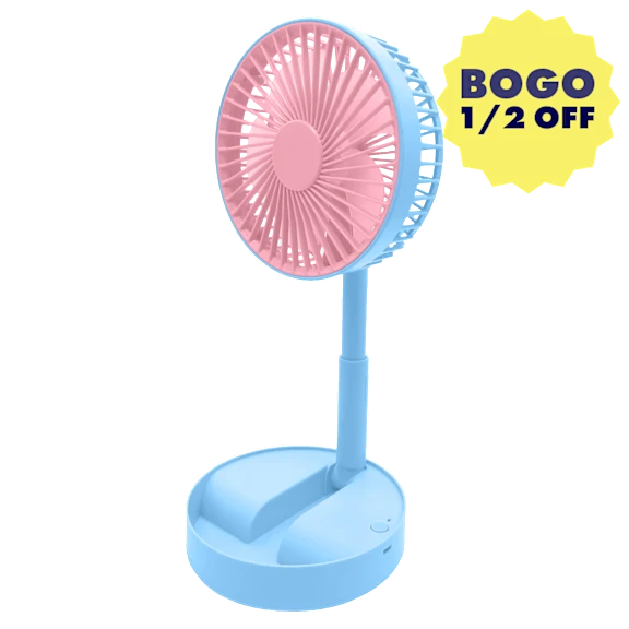 GabbaGoods Portable Cordless Extendable Fan