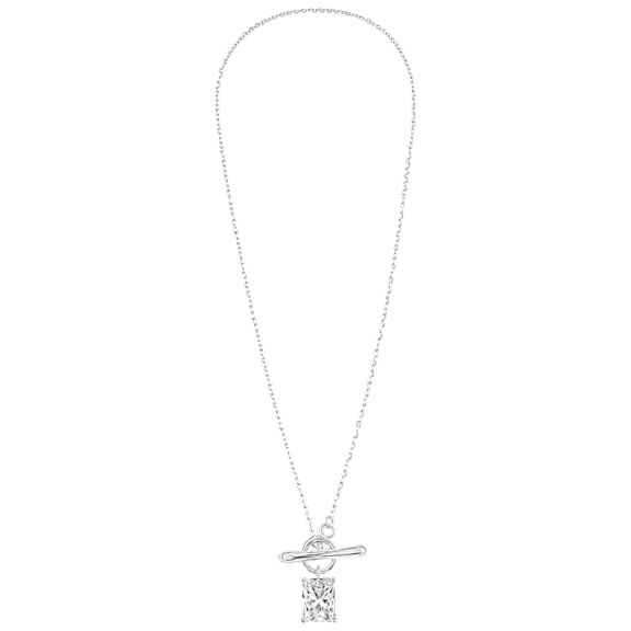 Donatello Gian Crystal Toggle Necklace
