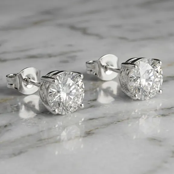 Ice by Jardin 4.0 Carat TW Earrings