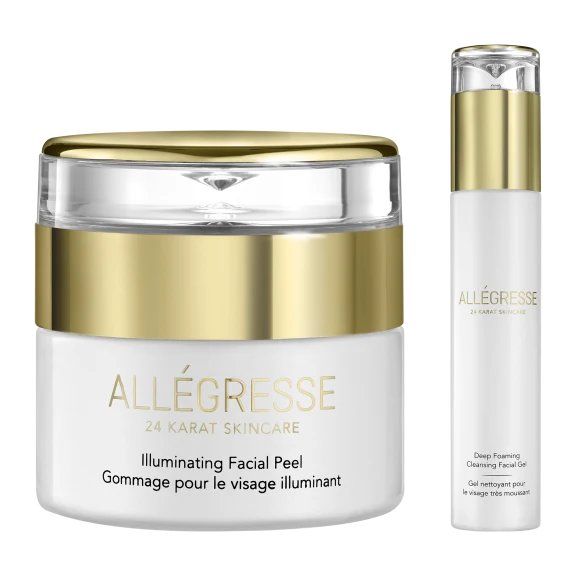 Allegresse 24 Karat Skincare 2-Piece Facial Set