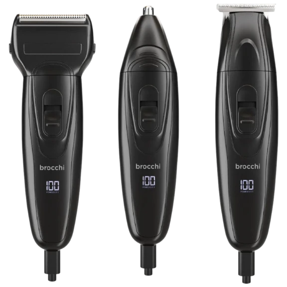Brocchi 3-In-1 Facial Hair Grooming Set