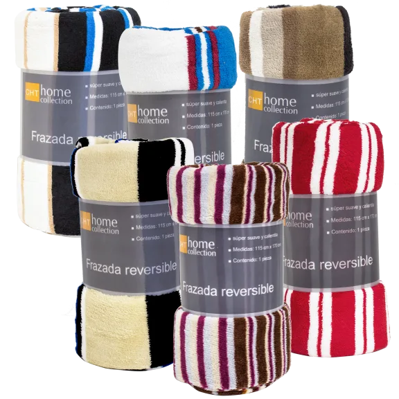 2-Pack: 46"x67" Microfiber Coral Fleece Reversible Throws