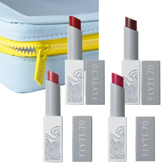 Flyte.70 4-Piece LipSheer Lip Balm Set with Case