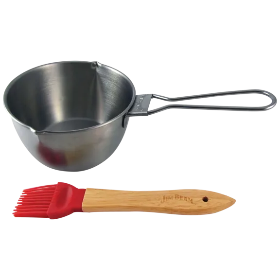 Jim Beam Stainless Steel Basting Pot Set