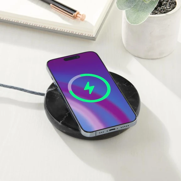 The Solid Marble Wireless Charger