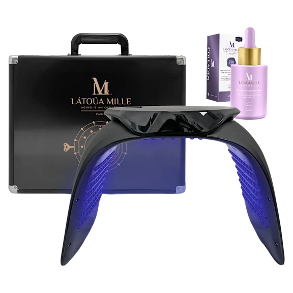 Latoua Mille Multi-Layer Superpower LED Skin Care Device with Serum