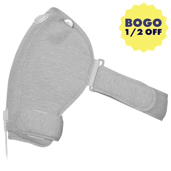 Sharper Image Calming Heat Therapeutic Massaging Shoulder Wrap