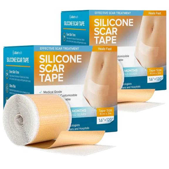 2-Pack: AllSett Health Silicone Scar Tape