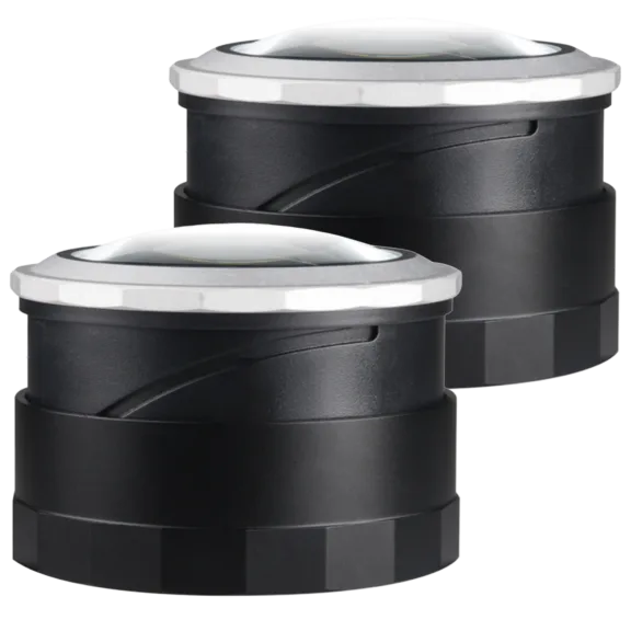 2-Pack: Daylight24 Dome Magnifier with Light