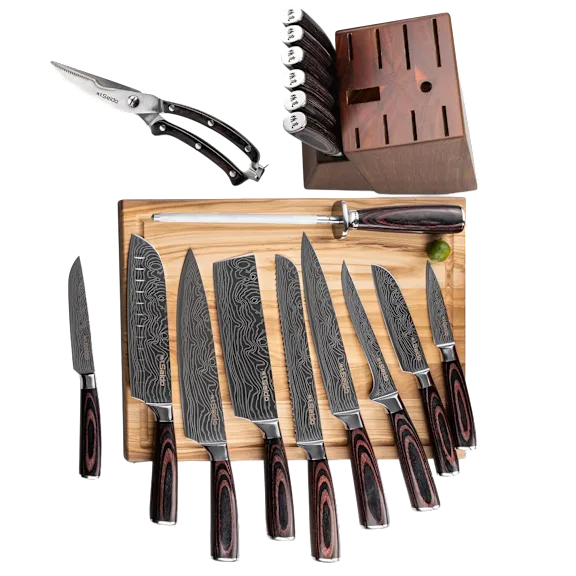 The Complete Kitchen Knife Block Set
