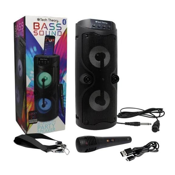 Tech Theory Bass Sound Wireless Party Speaker