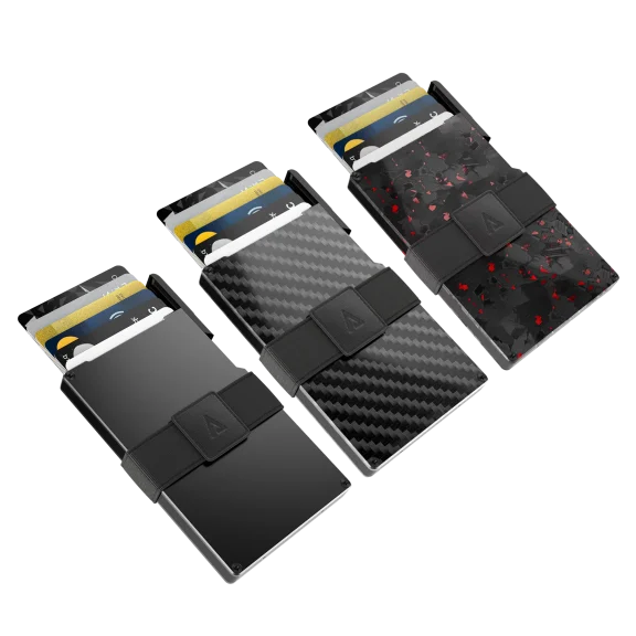 Statik Aluminum & Carbon Fiber RFID Wallets