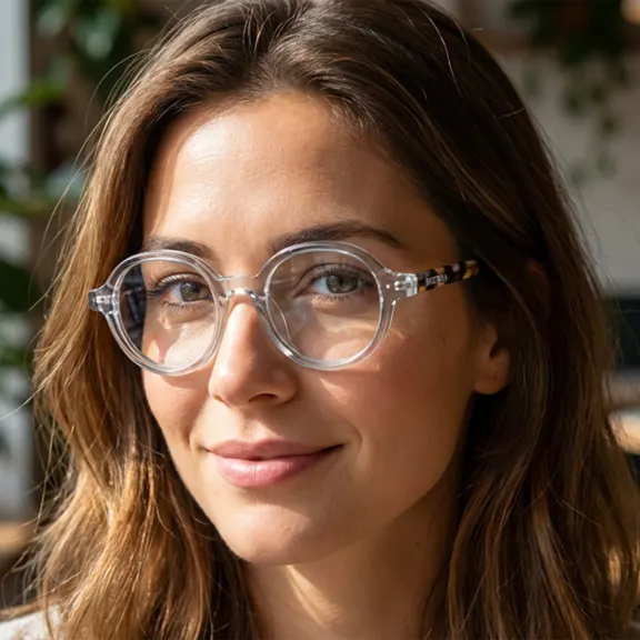 Bertha Nicole Gafas de Sol Redondas Vintage Polarizadas para Mujer