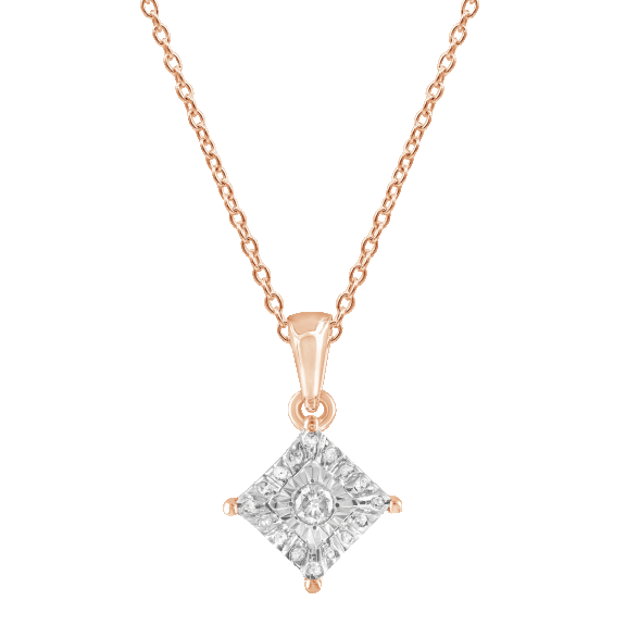 Diamond Muse 1/10 Carat TW Diamond Pendant Necklace