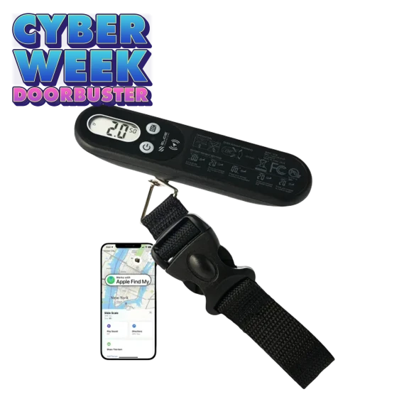 Slide Innovations "Find My" Luggage Tracker and Digital Scale