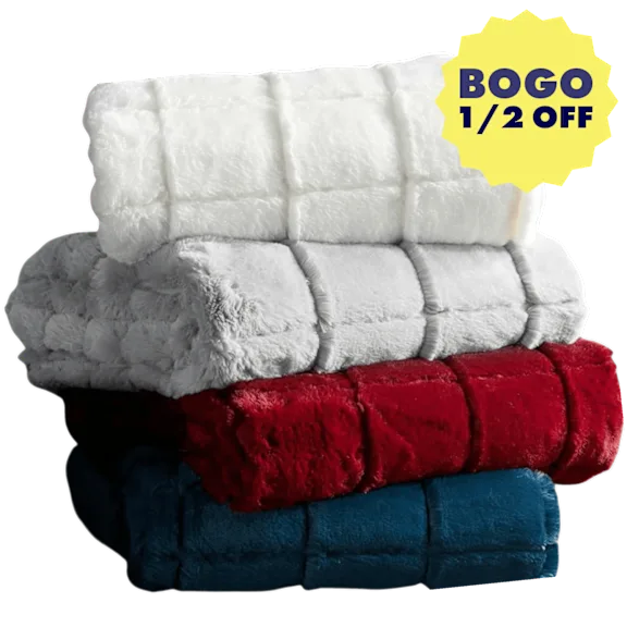 Chic Home Ultra Plush Throw Blanket with Micromink Backing