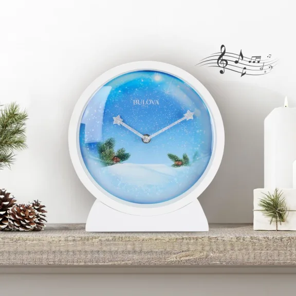 The Winter Wonderland Christmas Caroling Clock