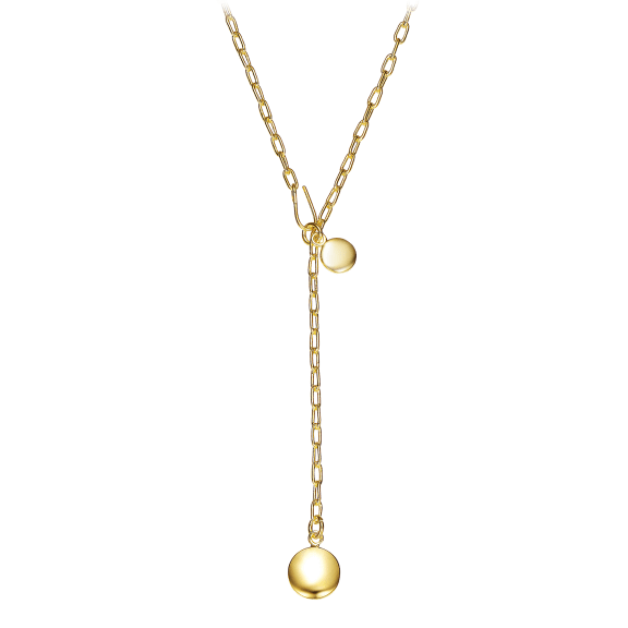 Stella Valentino 14K Gold Sun Droplets Lariat Y-Necklace