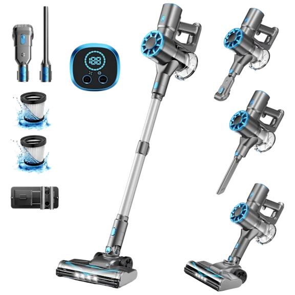 TASVAC N9 6-in-1 Vacuum Self-Standing Cordless Stick Vacuum Cleaner