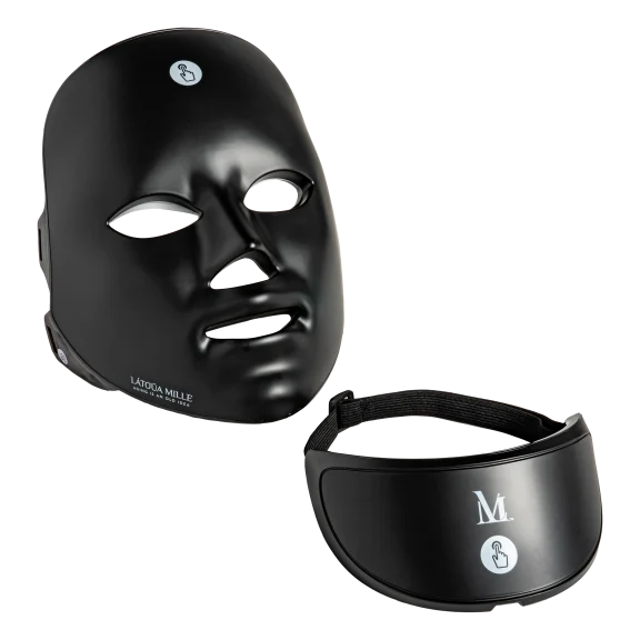 LaToua Mille Obsidian Element Cordless & Touch Controlled Face & Neck LED Duo