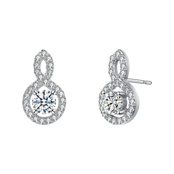 Rachel Glauber Simulated Diamond Classic Drop Earrings