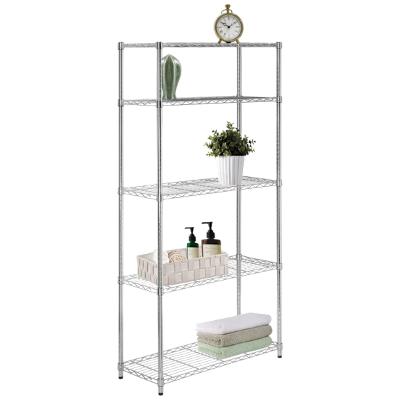 The Foldable 5-Tier Storage Shelf