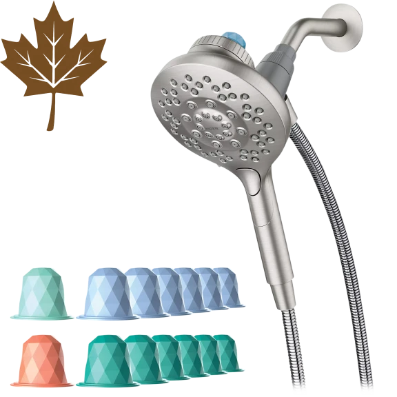 Moen Aromatherapy Magnetix Handshower with INLY Shower Capsules
