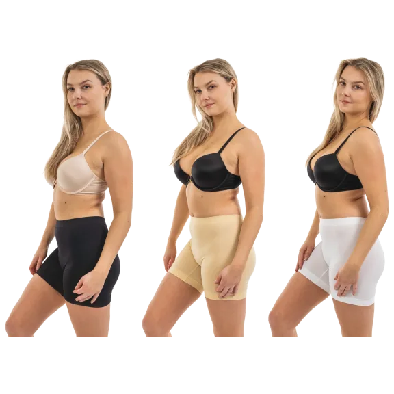 Paquete de 3: Short Faja Body Beautiful tipo Boy Leg