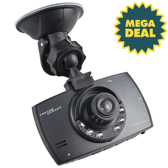 Lifeware Ultra Slim 1080P Dash Cam with 2.4" Screen