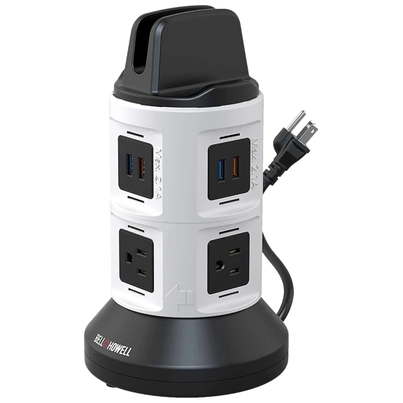 Bell + Howell Spin Power Surge Protector Electric Charging Station