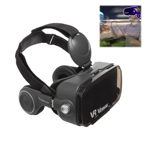 VR Voyage 360 Virtual Reality Headset with Built-In Headphones