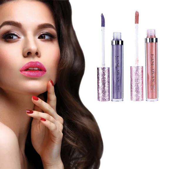 2-Pack: Miley Cosmetics Mermaid Diamond Glitter Liquid Lip Gloss