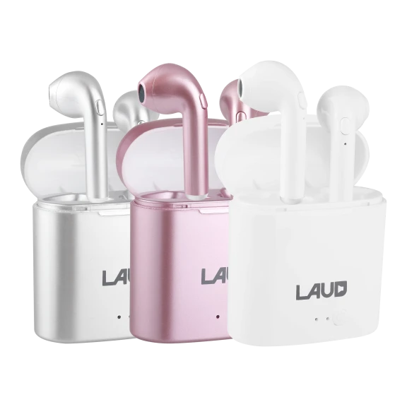 Laud by LAX True Wireless Earphones with Charging Case